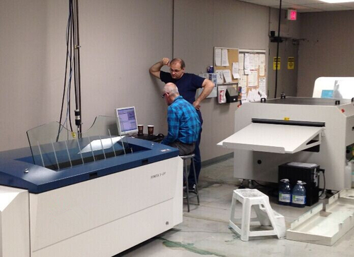 Latest company case about EcooGraphix CTP installed in Canada