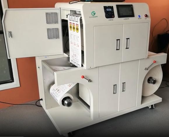 Digital Roll To Roll Label Printing Machine 1200X2400dpi 4 Color