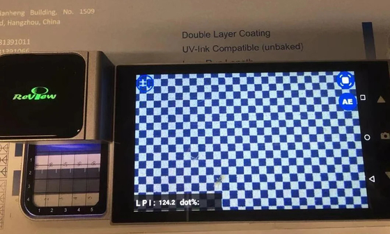 CTP Prepress Printing Densitometer DOT On CTP Plate And Printing Material