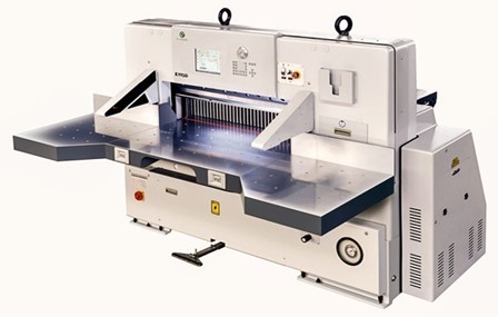 Automatic Touch Screen Computerized Paper Cutter / Guillotine Paper Cutting Machine