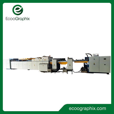 Paper Glazing Overall UV Varnish Coating Machine 25 - 80m/Min