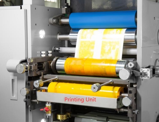 Automatic Self Adhesive Thermal Paper Label Flexo Printing Machines 60m/min