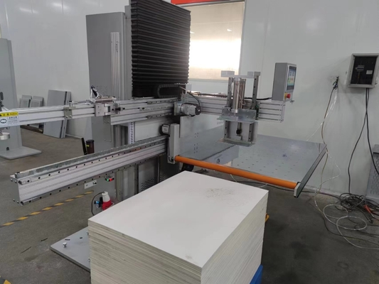 PLC Control Double Rail Paper Loading Machine With Aluminum Alloy Platform