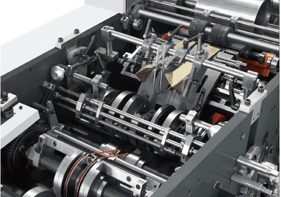 180-350gsm Sheet Square Bottom Shopping Paper Bag Forming Machine With Handle Holes