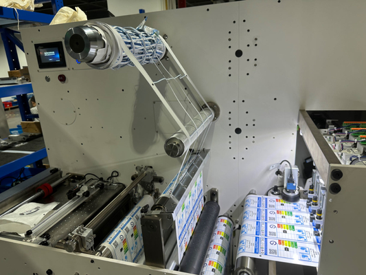 6m/Minute Digital Label Die Cutting Machine For Paper Packaging Materials