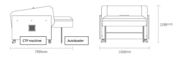 Full Automatic Plate Making Machine Thermal CTP With Integrated Punch System