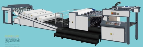 High Speed 1450 Mm Format UV Spot And Overall Coating Machine Full Automatic