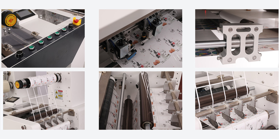 330mm Roll Label Digital Die Cutter with Slitter and Lamination