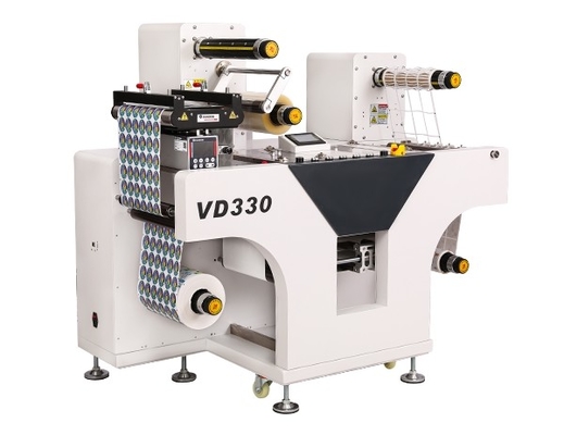 330mm Roll Label Digital Die Cutter with Slitter and Lamination