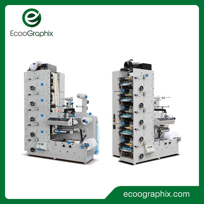 ZBS 320 Flexographic Label Printing Machine 310mm UV Flexo Label Printer