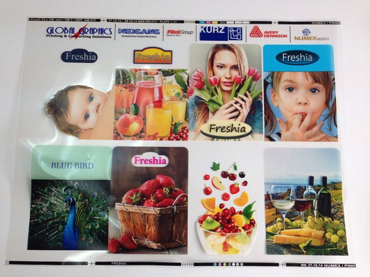 Small Format Automatic Flexographic UV Ink Label Printing Machine