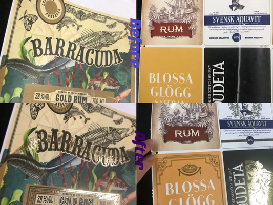 Automatic and Varnishing Cold Foil Stamping Digital Label Enhancer