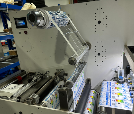 Automatic All-In-One Digital Label Finisher Label Die Cutter With Laminating Slitting And Sheeting