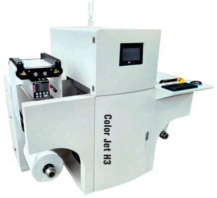 Four Color Roll To Roll Inkjet Digital Label Printing Machine