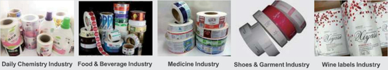 Four Color Roll To Roll Inkjet Digital Label Printing Machine