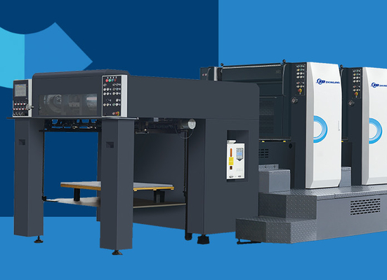 37kw Motor Power 4 Color Offset Printing Machine with Max.feeder Pile Height 1180mm