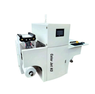 Jet H3 Four Color Roll To Roll Label Inkjet Digital Printing Machine