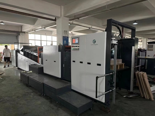 Automatic Spot UV Varnish Coating And Glazing Machine For Paperboard