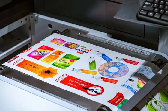 Hybrid Digital Label Multi Color UV Printing And Varnishing Machine