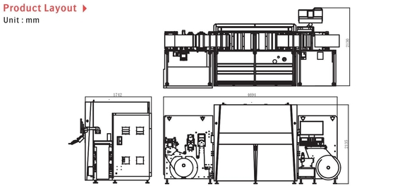 High Precision Printhead Digital Pet BOPP PE Label Printing Machine
