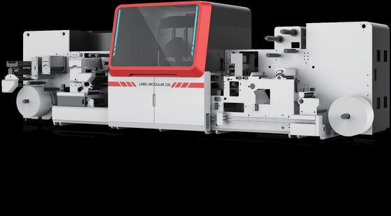 Digital Inkjet Label Printing Machine With 324mm Print Width And Up To 8 Colors