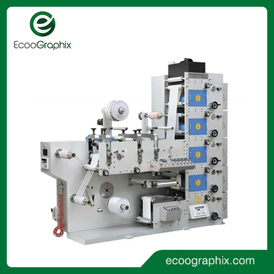 310mm Printing Width Roll To Roll Flexo Printing Machine With Rotary Die Cutting