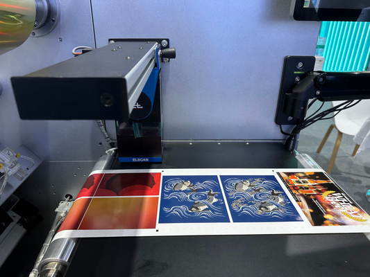 Roll To Roll Foil Stamping And Varnishing Machine Digital Label Enhancement Printer