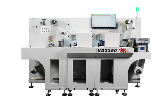 One Station Six Heads VD3350 Digital Auto Feeding Label Die Cutting Machine