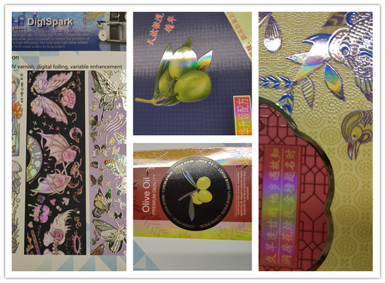 Digital Label Printing Machine Roll To Roll Foil Stamping And Varnishing