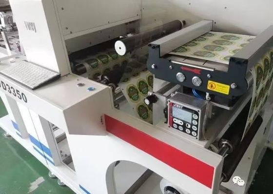 Digital Roll To Sheet Laser Die Cutter with Max 27m/min Cutting Speed and Max 330mm Label Width