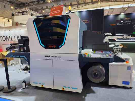 216mm Digital Label UV Press with 1200*600 dpi Resolution and 10m/min - 75m/min Printing Speed