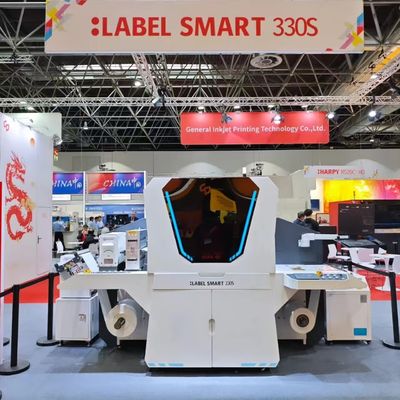 216mm Digital Label UV Press with 1200*600 dpi Resolution and 10m/min - 75m/min Printing Speed