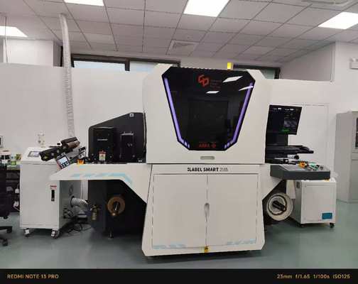 216mm Digital Label UV Press with 1200*600 dpi Resolution and 10m/min - 75m/min Printing Speed