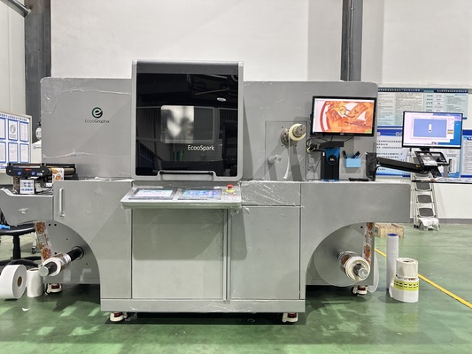 Label Digital Embellishment Machine with Max. 60 m/min Speed 360*360 dpi Resolution and 10-150 micro Varnish Layer Thickness