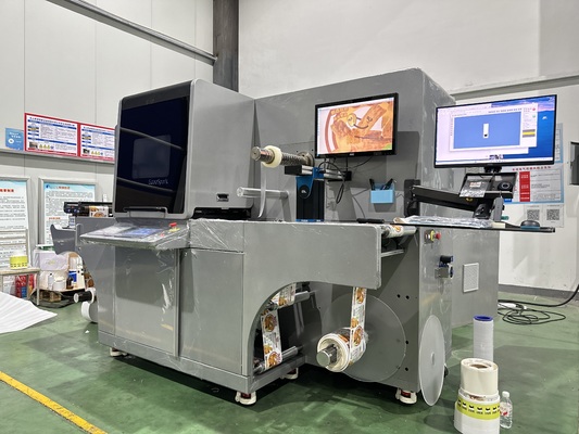 Label Digital Embellishment Machine with Max. 60 m/min Speed 360*360 dpi Resolution and 10-150 micro Varnish Layer Thickness