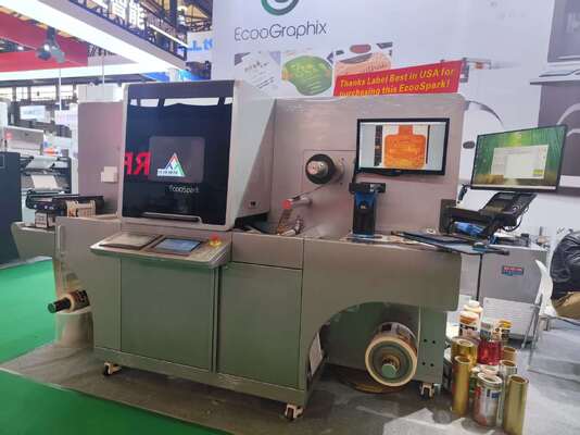 450mm Digital Label Post Press Varnish Printing Cold Stamping machine