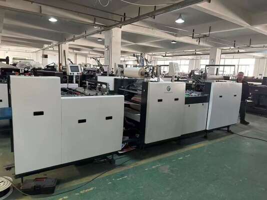 A2/A1 Book Cover Carton PreCoating Film Laminator with UV Curing