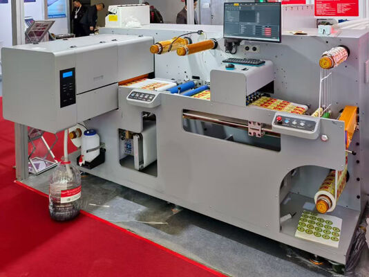 Small Output Automatic Digital Label Printing And Cutting Machine