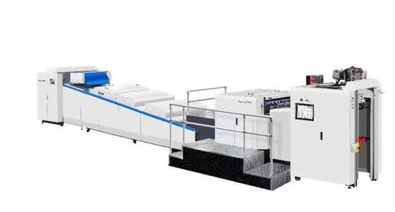 High Speed UV Varnishing Machine with 9500 sheets/hour, 730x1060mm Max Sheet Size and Teflon Conveying Belt for Paper Processing