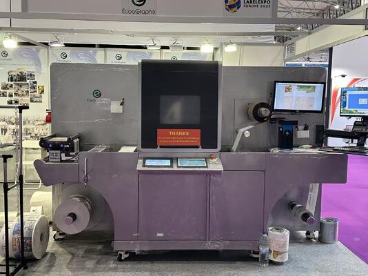 EcooGraphix Digital Label Varnishing And Foil Stamping Machine Label Embellishment Equipment