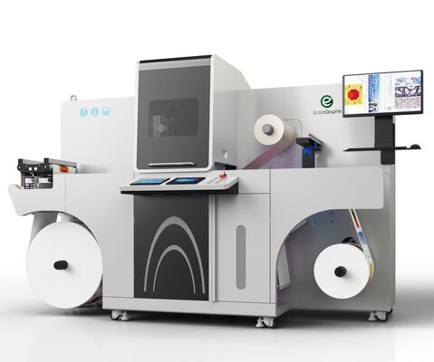 EcooGraphix Digital Label Varnishing And Foil Stamping Machine Label Embellishment Equipment