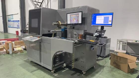 Drop-on-Demand inkjet roll-to-roll label digigal embelishment machine Ecoospark 