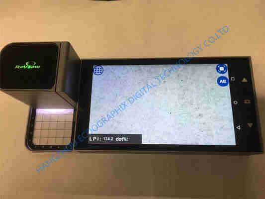 CTP Printing Plate Densitometer with 720p HD LCD Touchable Screen Android OS and Real-Time HD Micro Image Dots Analysis