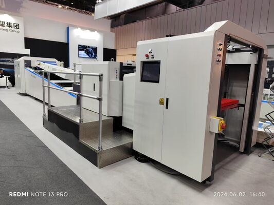 A0 Carton Paper Sheet UV Spot Varnish Coating Polishing Machine HIS1450