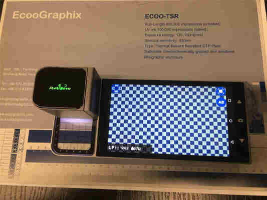 RePlate CTP Plate Densitometer with a high-definition 720p LCD touch screen