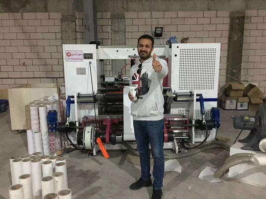 Hydraulic Shaftless Thermal Paper Slitter Rewinder