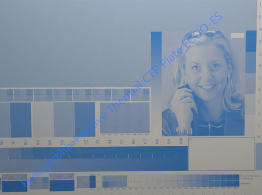 Double Layer Positive Thermal CTP Plate with 60000 Impressions, 830 nm Laser Wavelength, and 0.15 mm Thickness for Offset Printing