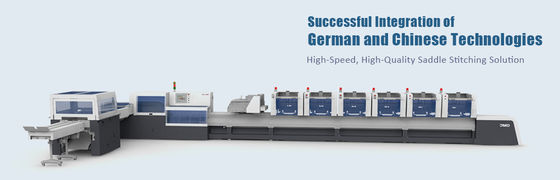 15 Clamps 5000 Cycles/H Book Binding Machine For Exquisite Paperbacks