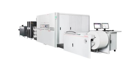 540mm Digital Book Newspaper Printing Width 100M/Min POD Inkjet Printer