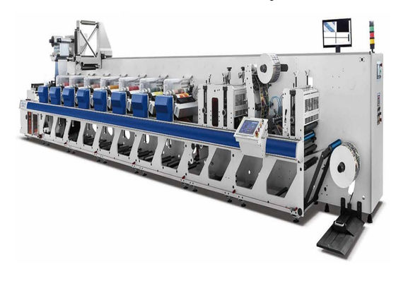 Automatic Flexographix Label Printing Machine With Die Cutter